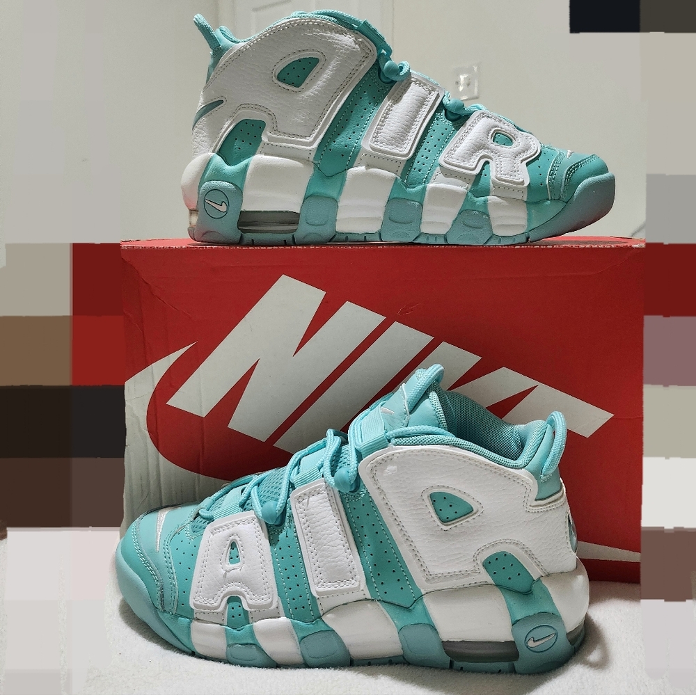 NEW Nike Uptempo Island Green NIB